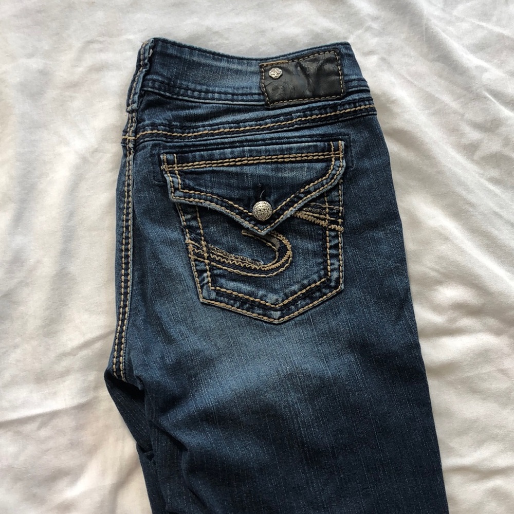 Silver jeans